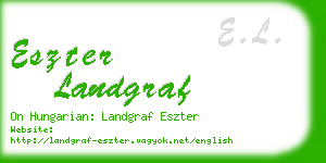 eszter landgraf business card